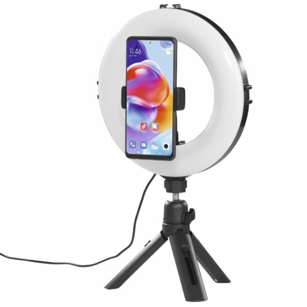 Штатив с круглой лампой Hama SpotLight Smart 80 II (4657) 203 мм Черный photo 7