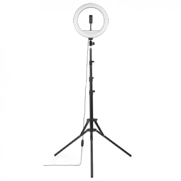 Штатив с круглой лампой Hama SpotLight Smart 120 II (4659) 203 мм Черный photo 2