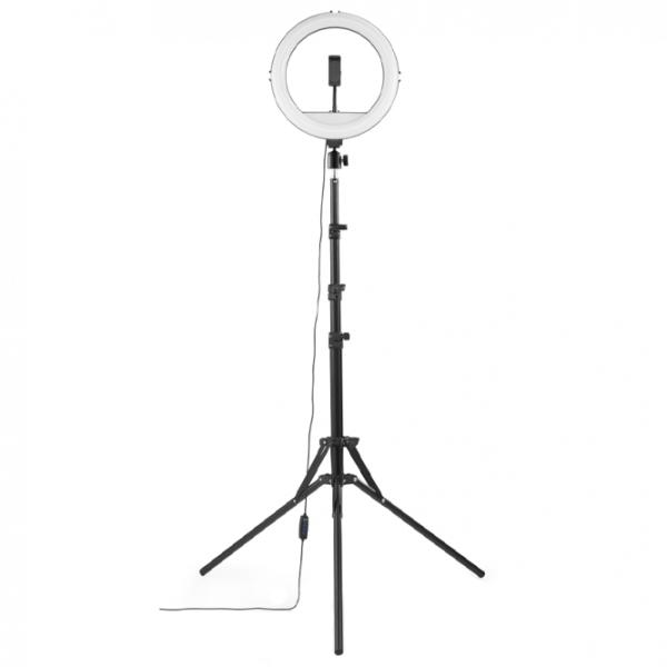 Штатив с круглой лампой Hama SpotLight Smart 120 II (4659) 203 мм Черный photo 2