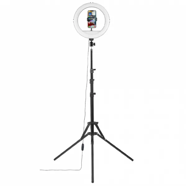 Штатив с круглой лампой Hama SpotLight Smart 120 II (4659) 203 мм Черный photo 4