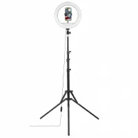 Trepied cu lampă Hama SpotLight Smart 120 II (4659) 203 mm Black photo 4