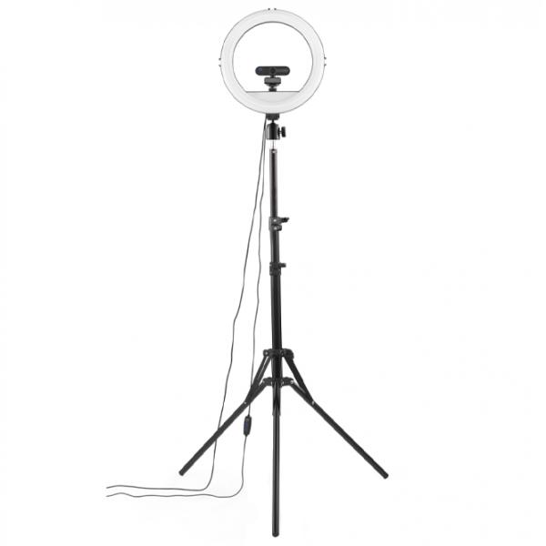 Штатив с круглой лампой Hama SpotLight Smart 120 II (4659) 203 мм Черный photo 5