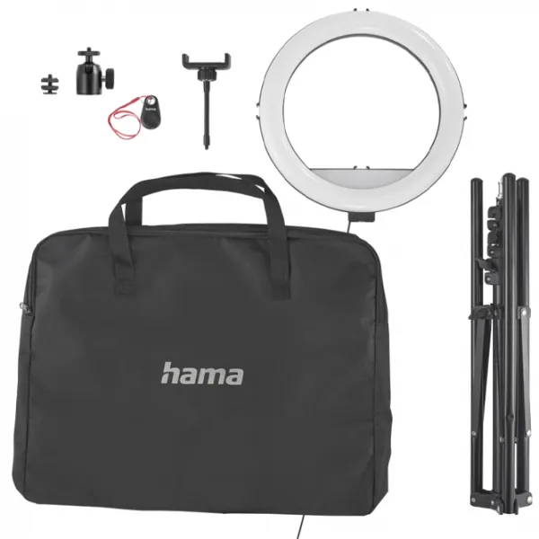 Штатив с круглой лампой Hama SpotLight Smart 120 II (4659) 203 мм Черный photo 7
