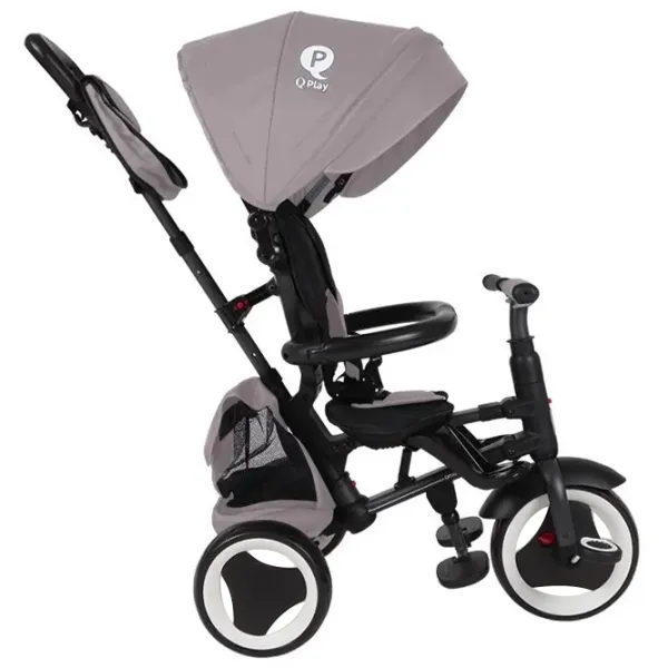 Трицикл Qplay Rito Plus 20 кг/ Серый photo 2 Трицикл Qplay Rito Plus 20 кг/ Серый photo 2