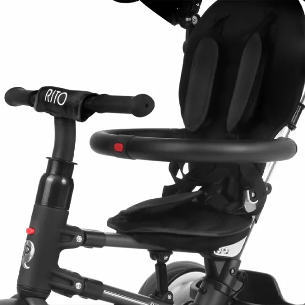 Трицикл Qplay Rito Rubber 20 кг/ Черный photo 3