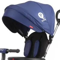 Triciclu Qplay Rito Rubber 20 kg/ Blue photo 2