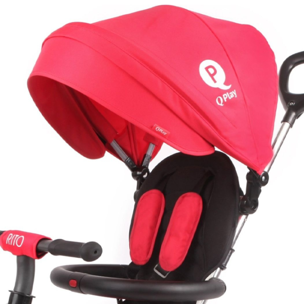Triciclu Qplay Rito Rubber 20 kg/ Red photo 2 Triciclu Qplay Rito Rubber 20 kg/ Red photo 2
