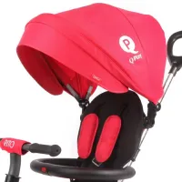 Triciclu Qplay Rito Rubber 20 kg/ Red photo 2