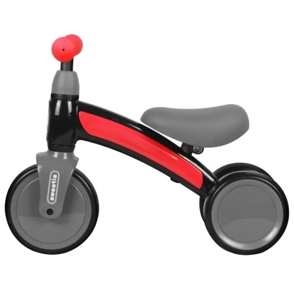 Bicicletă fără pedale Qplay Sweetie Metal/ Red Black photo 3 Bicicletă fără pedale Qplay Sweetie Metal/ Red Black photo 3