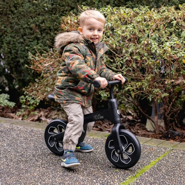 Bicicletă fără pedale Qplay Tech 10" Metal/ Black photo 4
