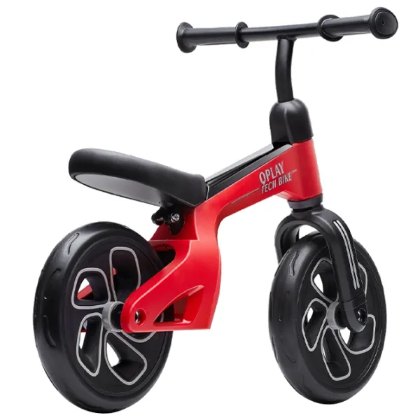 Bicicletă fără pedale Qplay Tech 10" Metal/ Red Black photo 3