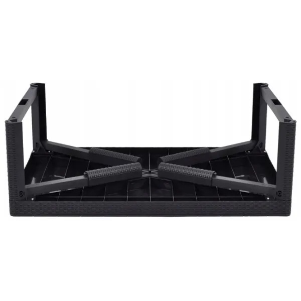 Masă de grădină Keter Lyon Rattan (232300) Dreptunghiular/ Graphite photo 3