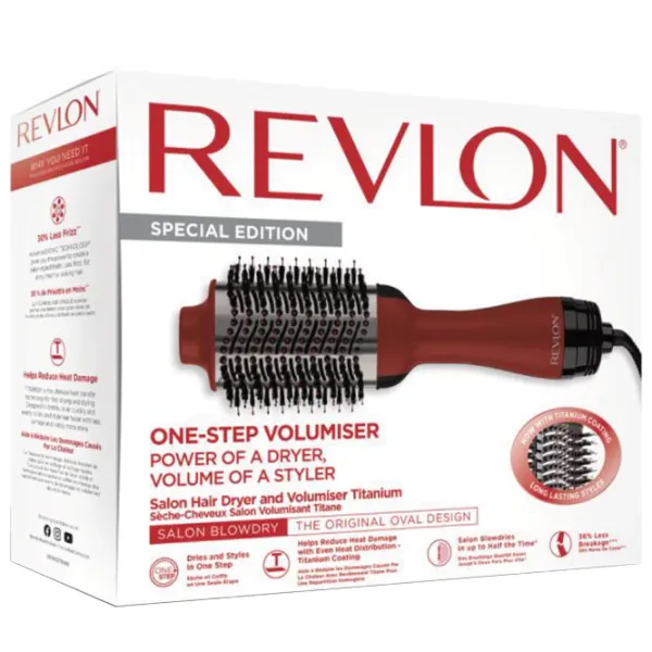 Фен-щетка Revlon RVDR5279UKE 800 Вт/ Красный photo 4 Фен-щетка Revlon RVDR5279UKE 800 Вт/ Красный photo 4