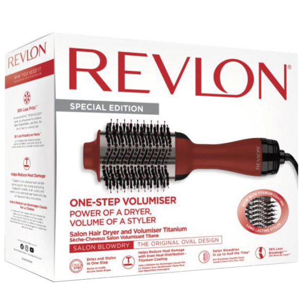 Фен-щетка Revlon RVDR5279UKE 800 Вт/ Красный photo 4 Фен-щетка Revlon RVDR5279UKE 800 Вт/ Красный photo 4
