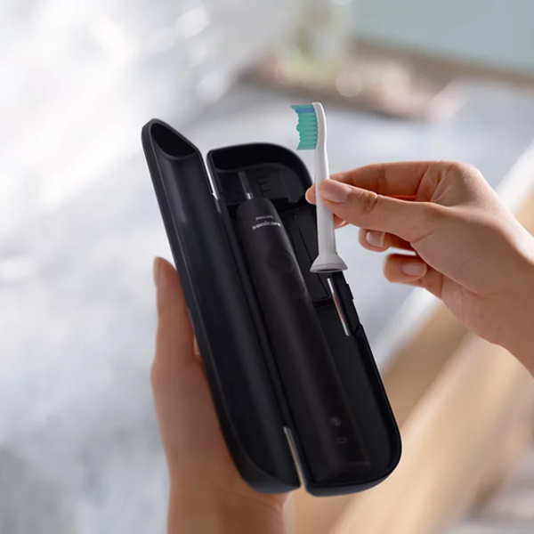 Periuță de dinți electrică Philips HX3675/ 15 Ultrasunete/ Black photo 5