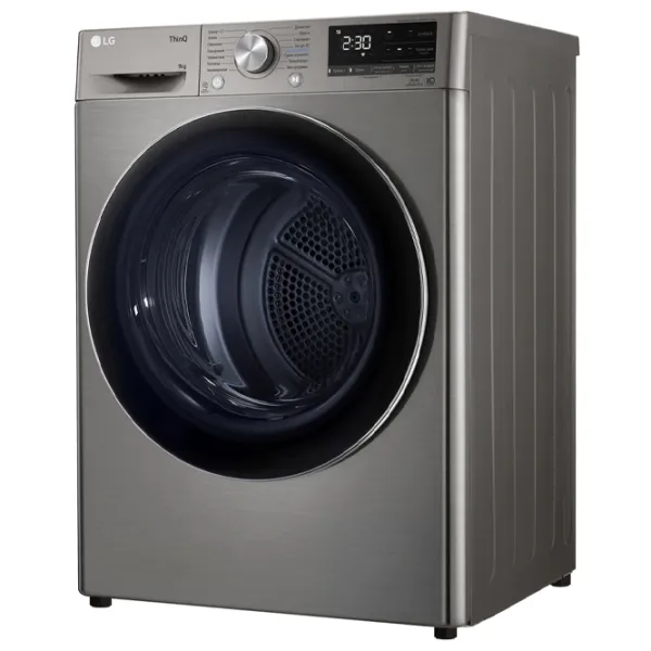 Mașină de uscat rufe LG DC90V5V9S 9 kg/ Inox photo 4