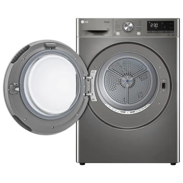 Mașină de uscat rufe LG DC90V5V9S 9 kg/ Inox photo 6
