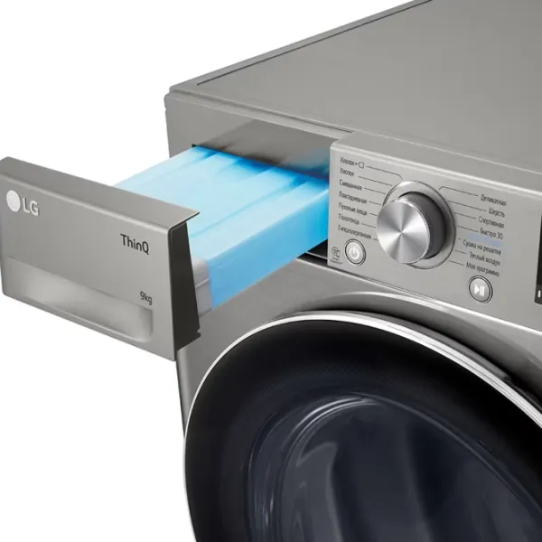 Mașină de uscat rufe LG DC90V5V9S 9 kg/ Inox photo 8