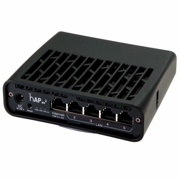PoE Коммутатор Mikrotik hAP ax2 Черный photo 3