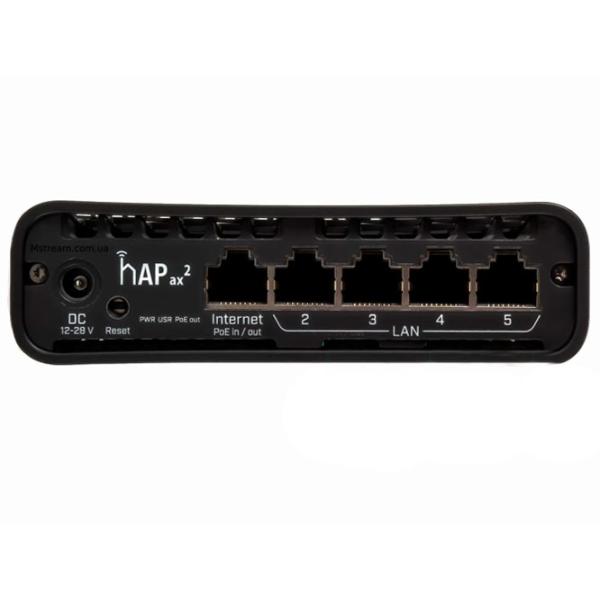 PoE Коммутатор Mikrotik hAP ax2 Черный photo 4