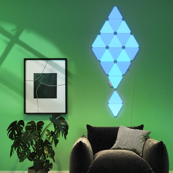 Panou de lumină Yeelight Triangles Expansion White photo 4