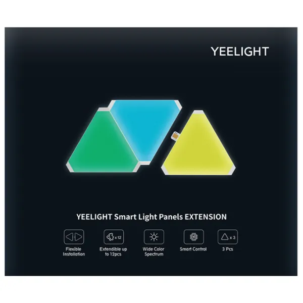 Panou de lumină Yeelight Triangles Expansion White photo 8