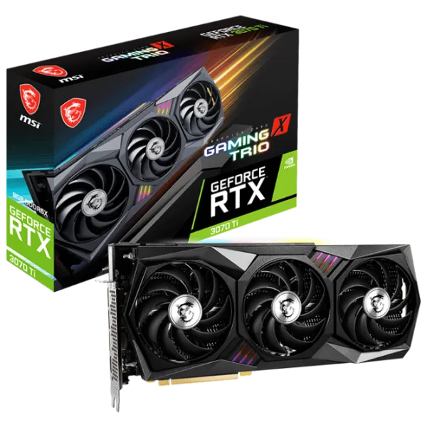 Placă video MSI GeForce RTX 3070 Ti GAMING X TRIO PCI Express x16 4.0 / 8 GB photo 6 Placă video MSI GeForce RTX 3070 Ti GAMING X TRIO PCI Express x16 4.0 / 8 GB photo 6