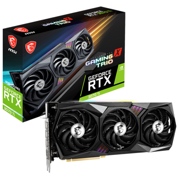 Placă video MSI GeForce RTX 3070 Ti GAMING X TRIO PCI Express x16 4.0 / 8 GB photo 6 Placă video MSI GeForce RTX 3070 Ti GAMING X TRIO PCI Express x16 4.0 / 8 GB photo 6