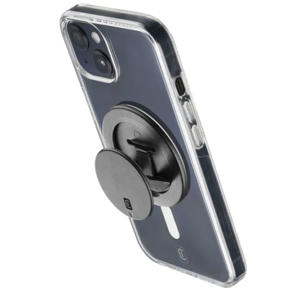 Suport pentru telefon Cellularline Ring Stand Mag RINGSTANDMAGK Black photo 3