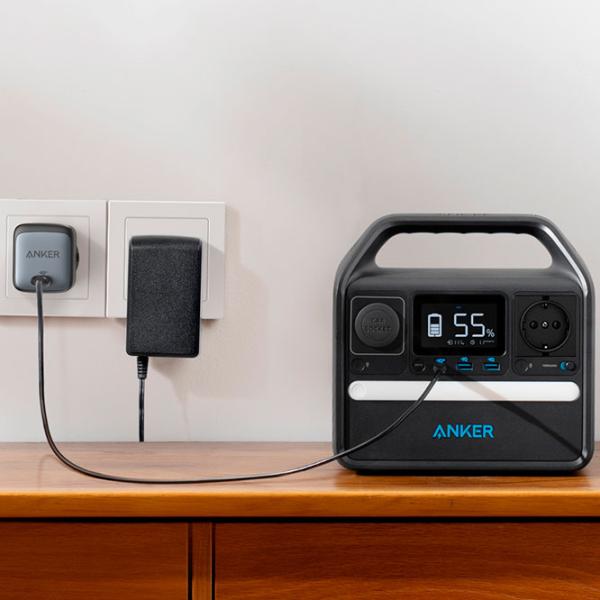 Centrală electrică portabilă Anker 521 LiFePO4 296 Wh / Black photo 2