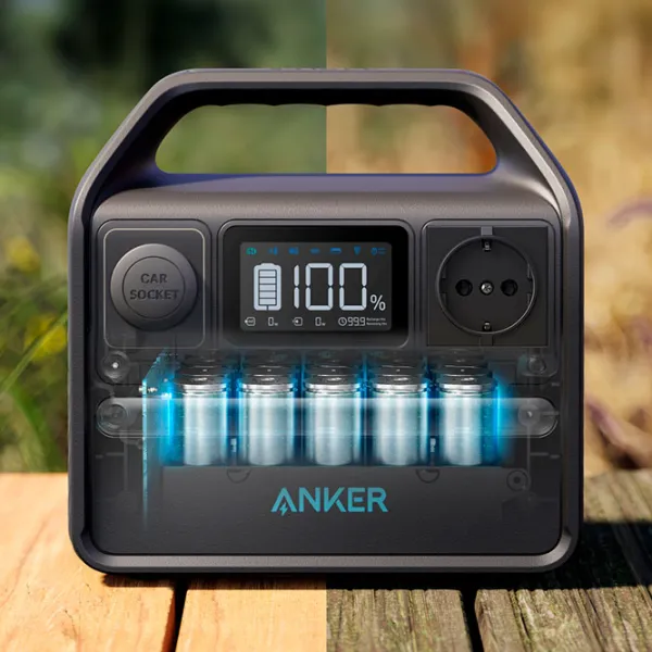 Centrală electrică portabilă Anker 521 LiFePO4 296 Wh / Black photo 4