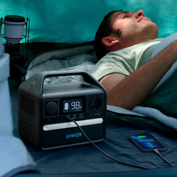 Centrală electrică portabilă Anker 521 LiFePO4 296 Wh / Black photo 5