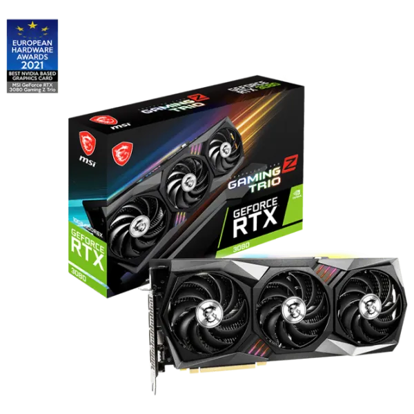 Placă video MSI GeForce RTX 3080 GAMING Z TRIO 10G PCI Express x16 4.0 / 10 GB photo 7 Placă video MSI GeForce RTX 3080 GAMING Z TRIO 10G PCI Express x16 4.0 / 10 GB photo 7