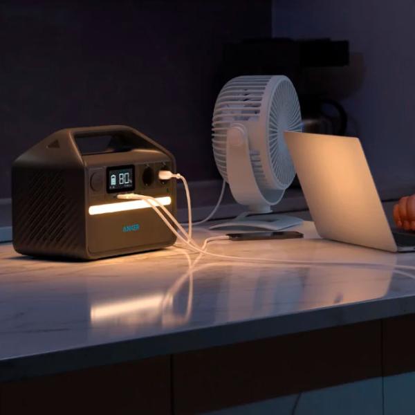 Centrală electrică portabilă Anker 535 LiFePO4 592 Wh / Black photo 9