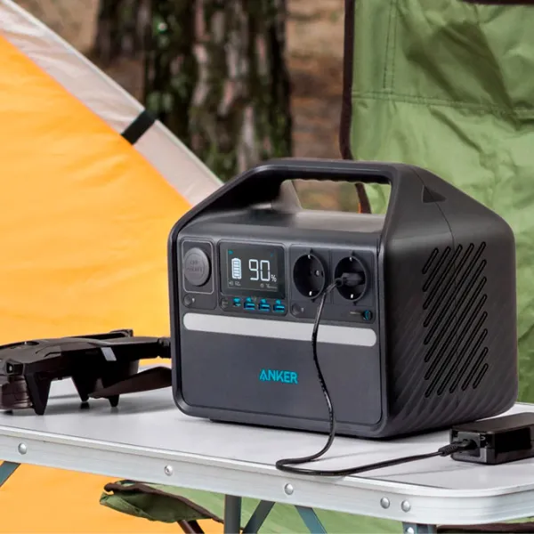 Centrală electrică portabilă Anker 535 LiFePO4 592 Wh / Black photo 12