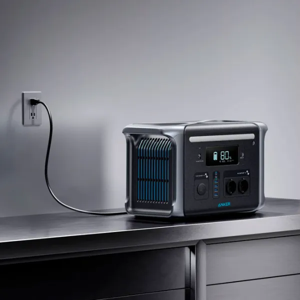 Centrală electrică portabilă Anker 757 LiFePO4 1420,8 Wh / Gray photo 6