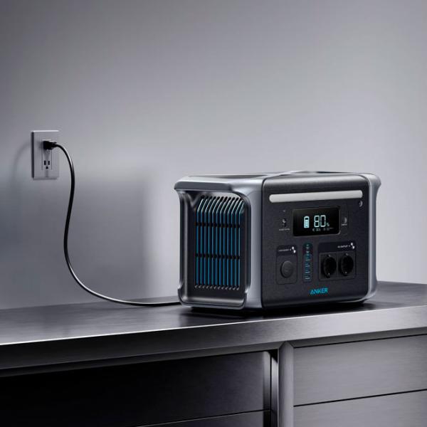 Centrală electrică portabilă Anker 757 LiFePO4 1420,8 Wh / Gray photo 6