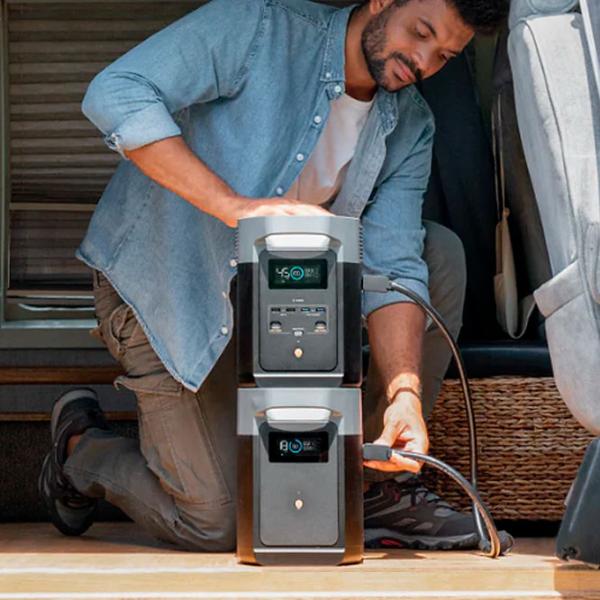 Centrală electrică portabilă EcoFlow Delta 2 LiFePO4 1024 Wh / Black photo 11