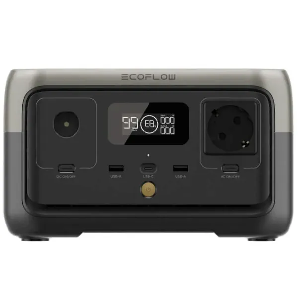 Centrală electrică portabilă EcoFlow River 2 LiFePO4 256 Wh / Gray photo 2