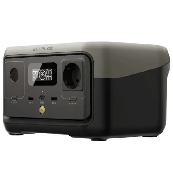 Centrală electrică portabilă EcoFlow River 2 LiFePO4 256 Wh / Gray photo 8
