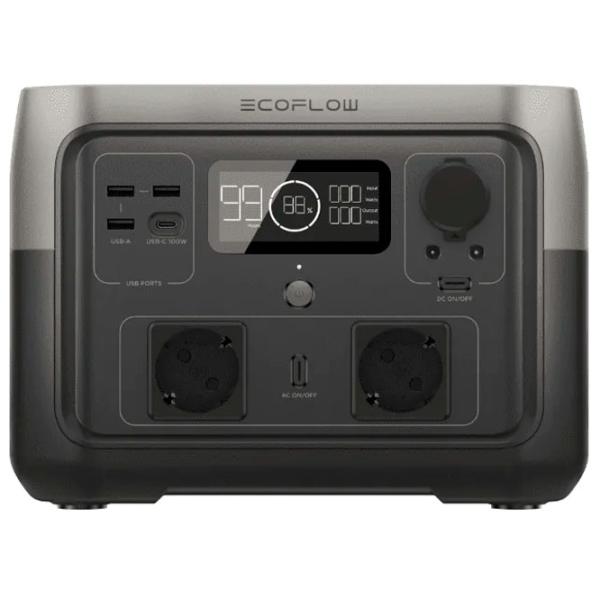 Centrală electrică portabilă EcoFlow River 2 Max LiFePO4 512 Wh / Gray photo 2