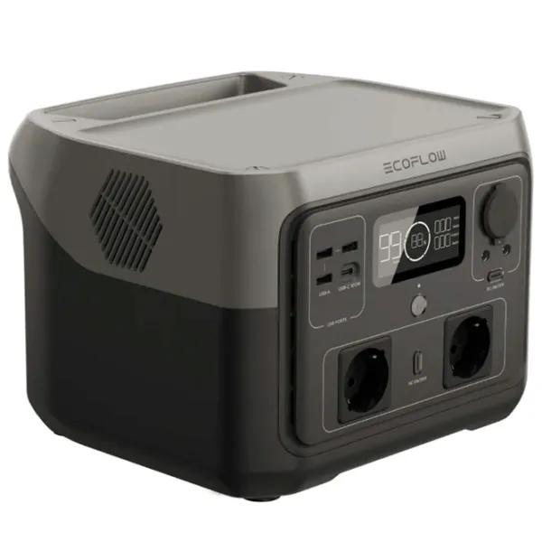 Centrală electrică portabilă EcoFlow River 2 Max LiFePO4 512 Wh / Gray photo 3