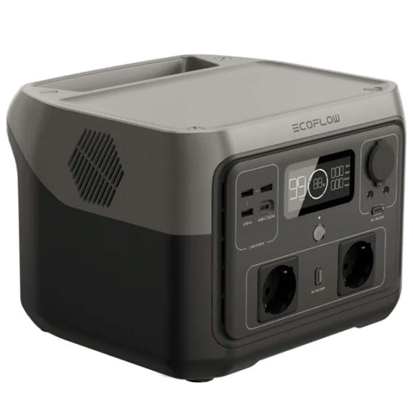 Centrală electrică portabilă EcoFlow River 2 Max LiFePO4 512 Wh / Gray photo 3