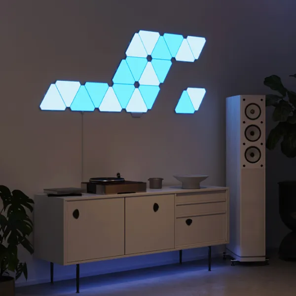 Panou de lumină Yeelight Triangles Expansion 6pcs White photo 5