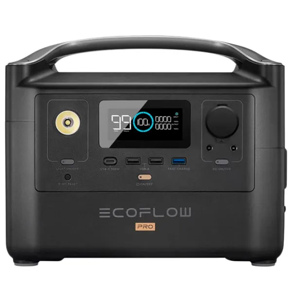 Портативная зарядная станция EcoFlow River Pro Li-Ion 720 Втч / Серый photo 2