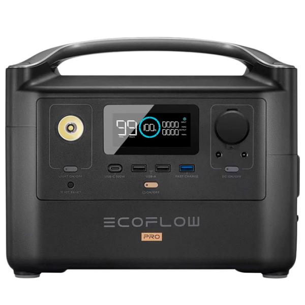 Портативная зарядная станция EcoFlow River Pro Li-Ion 720 Втч / Серый photo 2