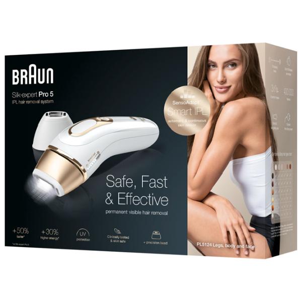 Эпилятор Braun PL5129 Сухая/ Влажная/ Золотой Белый photo 3