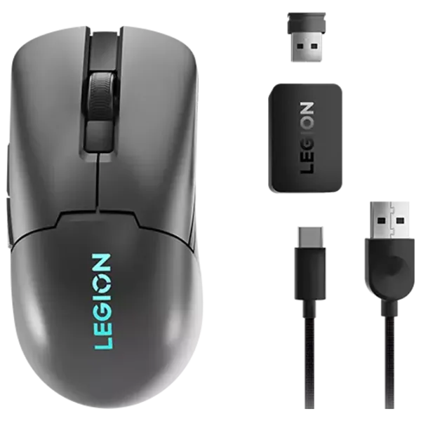 Mouse Lenovo Legion M600s Qi  Bluetooth, USB / Black photo 2