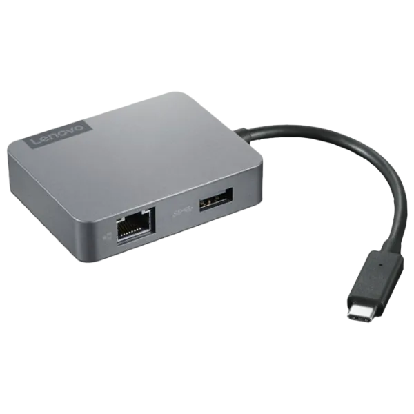Adaptor Hub Lenovo 4X91A30366 USB Type-C/ Gray photo 2
