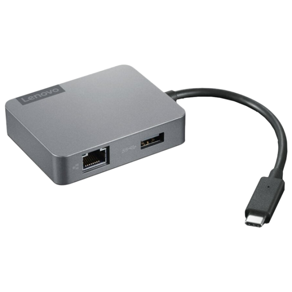 Adaptor Hub Lenovo 4X91A30366 USB Type-C/ Gray photo 2